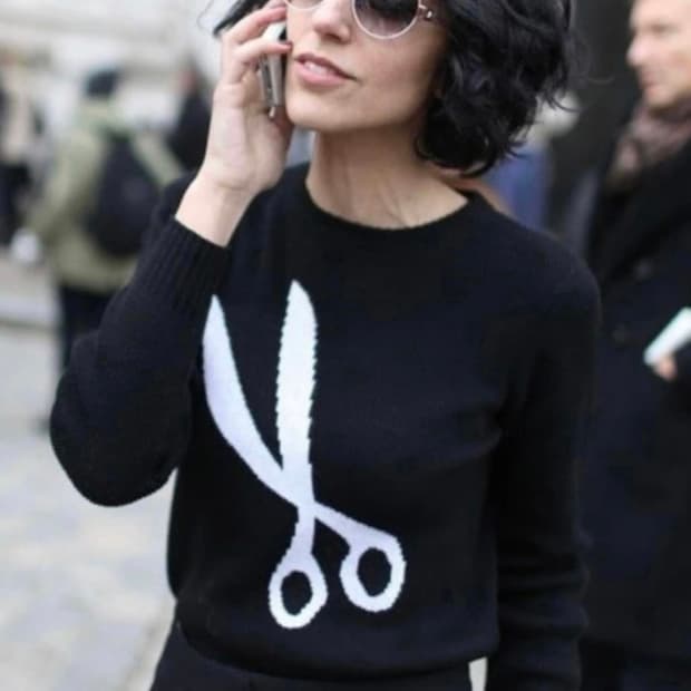 j.w anderson 가위 니트 풀오버 (small)