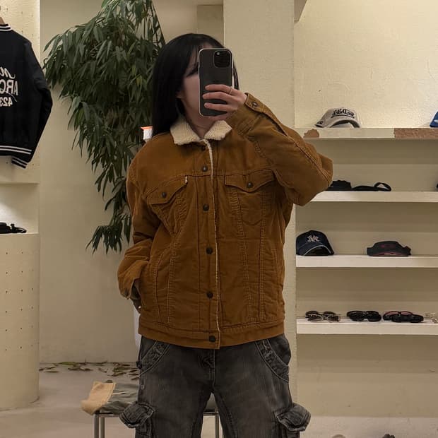 리바이스 양털 쉐르파 코듀로이 자켓 U250