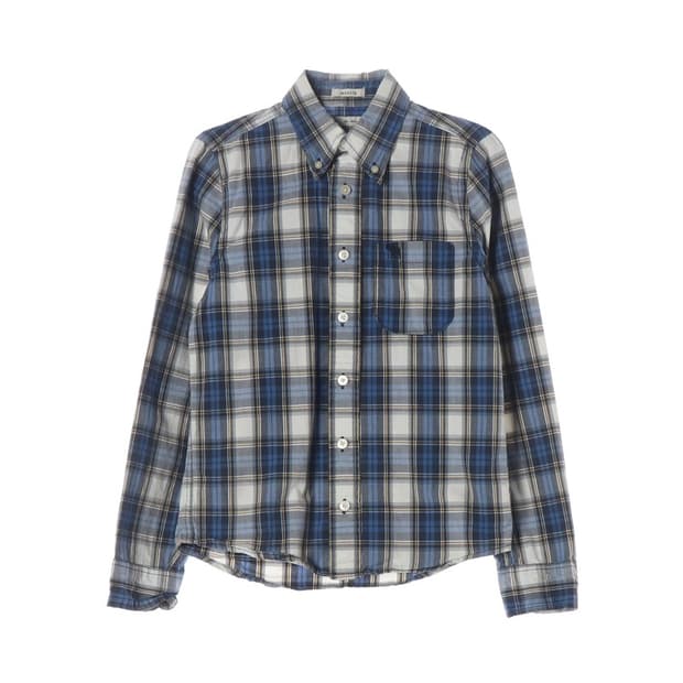 아베크롬비 키즈 클래식 체크 버튼다운 셔츠 M