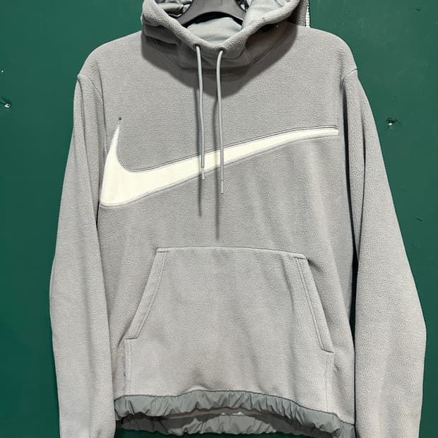 나이키 후리스 빅로고 후드티 M