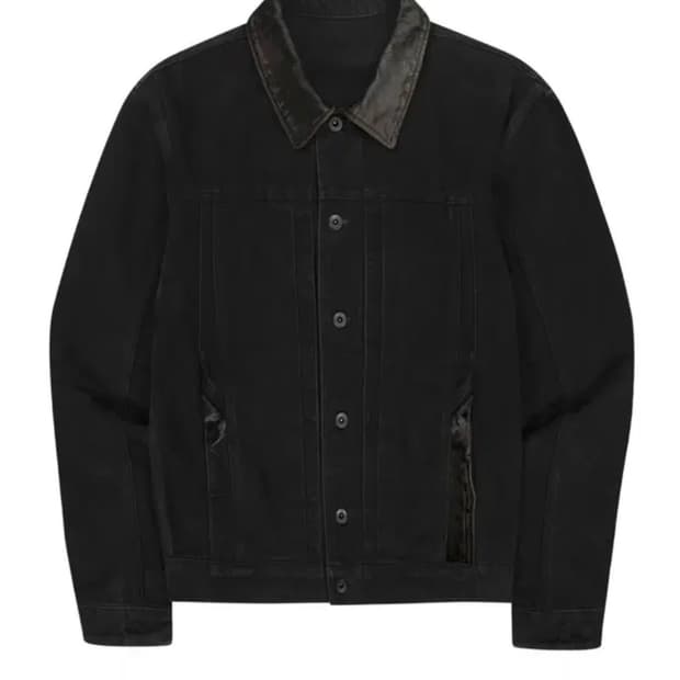 XLIM EP.8 데님 자켓 블랙 S사이즈