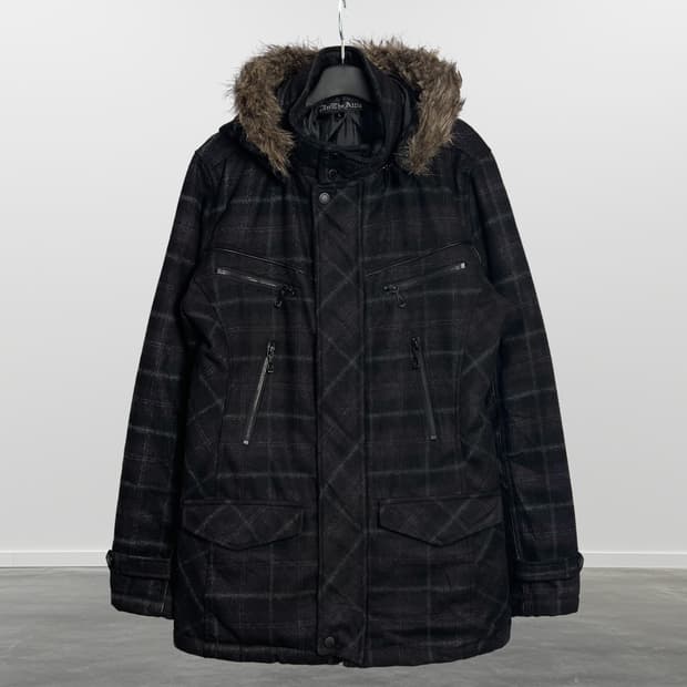 인 더 애틱 체크 집업 자켓 