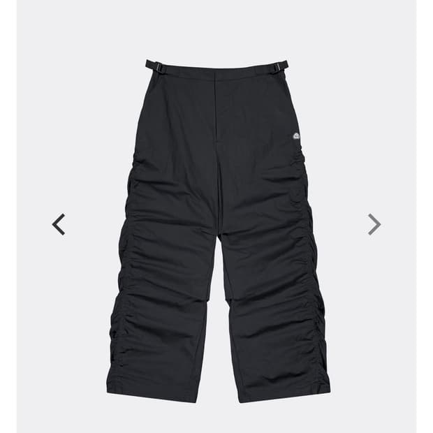 코이세이오 퍼커링 팬츠 블랙