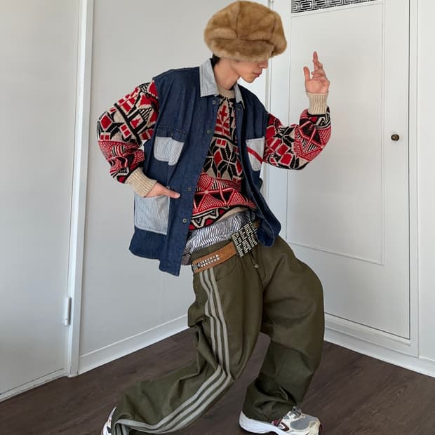 Budweiser 히코리 데님 베스트