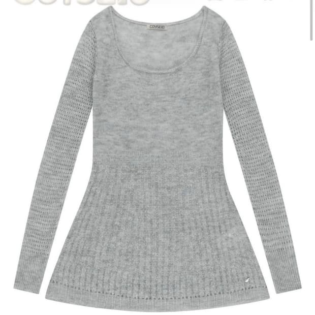 코이세이오 soft bell knit light grey