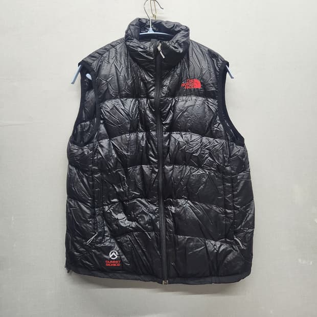 노스페이스 써밋 덕다운 스트링 패딩조끼 85(S~M)