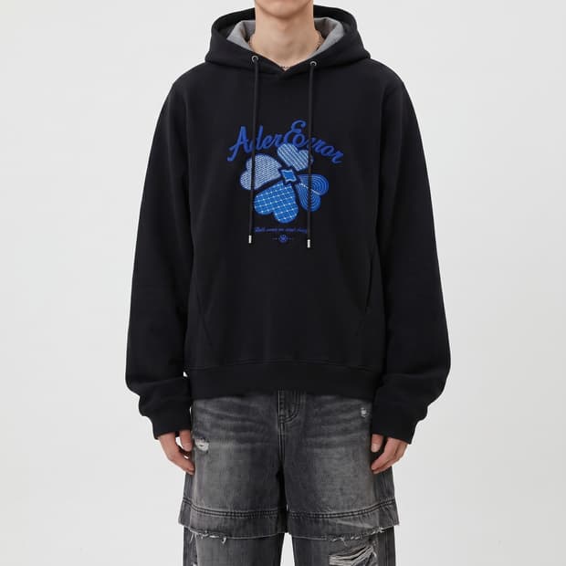 [A3] 아더에러 23SS 테버 로고 후드 느와르 (정품)