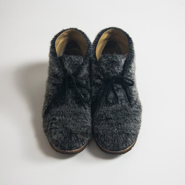 꼼데가르송 옴므 플러스 1999 aw 퍼 추카 부츠