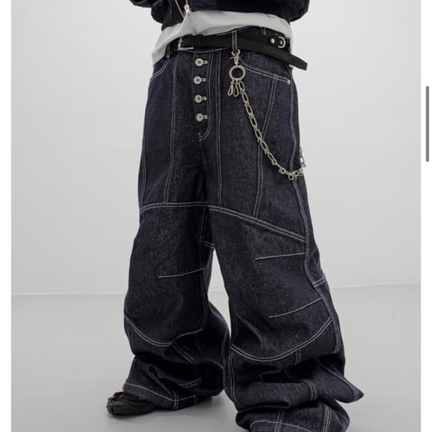 roaringrad rawline indigo denim pants