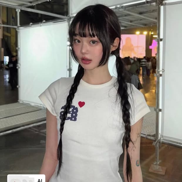 (새상품) AEAE 에이이에이이 크롭티