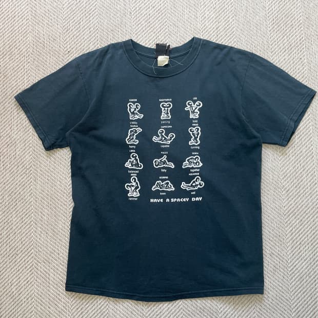 Wwe usa  조디악 머천다이즈 반팔티셔츠 