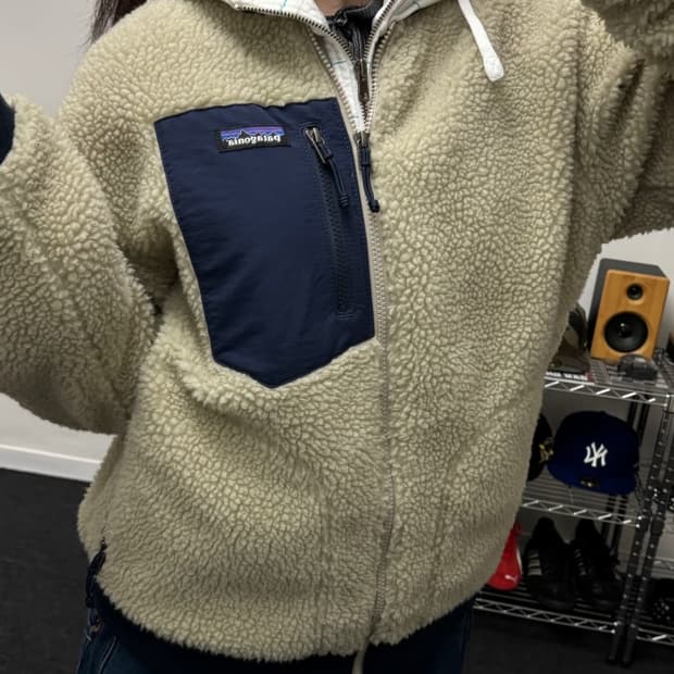 파타고니아 레트로X 베이지 후리스 자켓