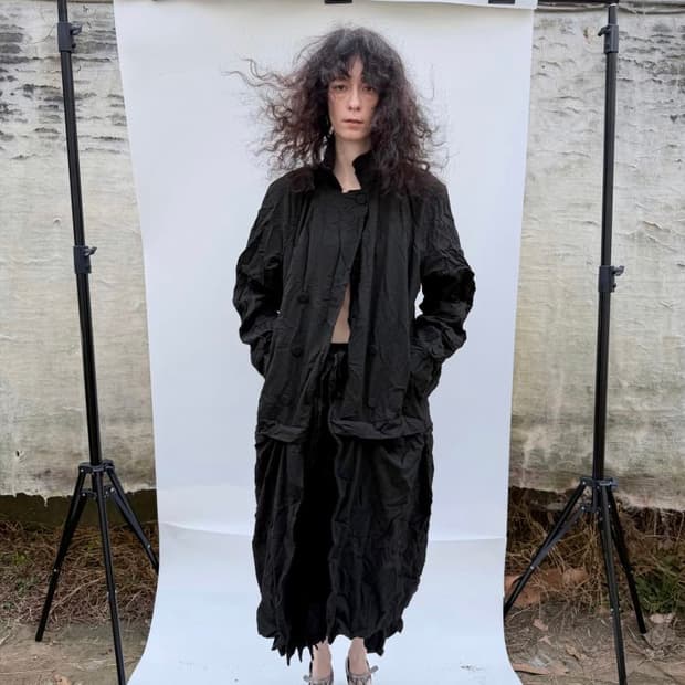 eonts 애옹쓰 페이퍼 울 코트