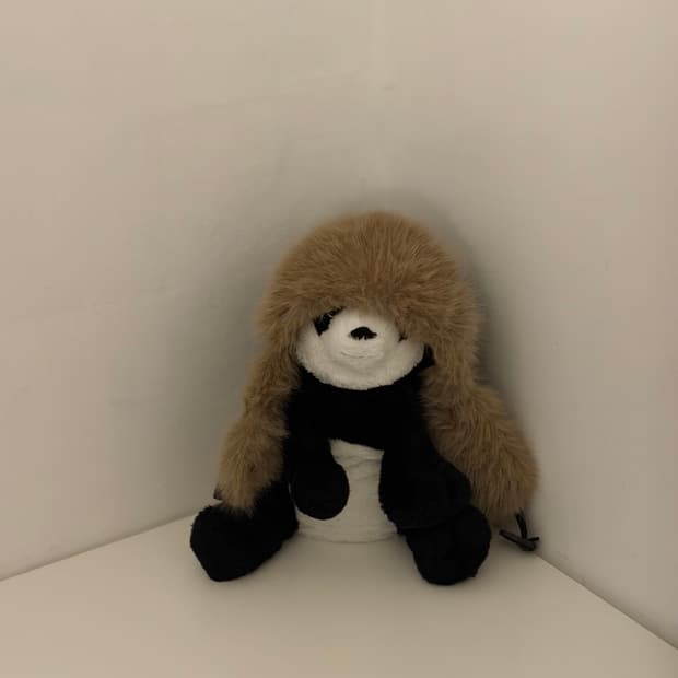 군밤장수 모자 leather trooper hat