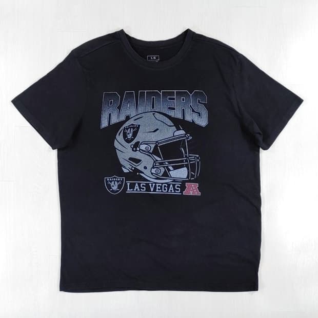 NFL 레이더스 반팔 티셔츠 L