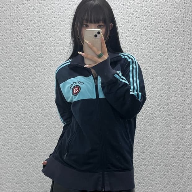 아디다스 올드스쿨 스펠아웃 빈티지 져지 집업 100 C09748