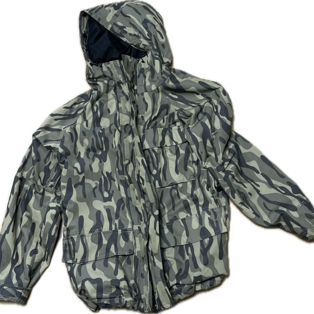 00s Columbia Titinium omni-tech 카모 자켓