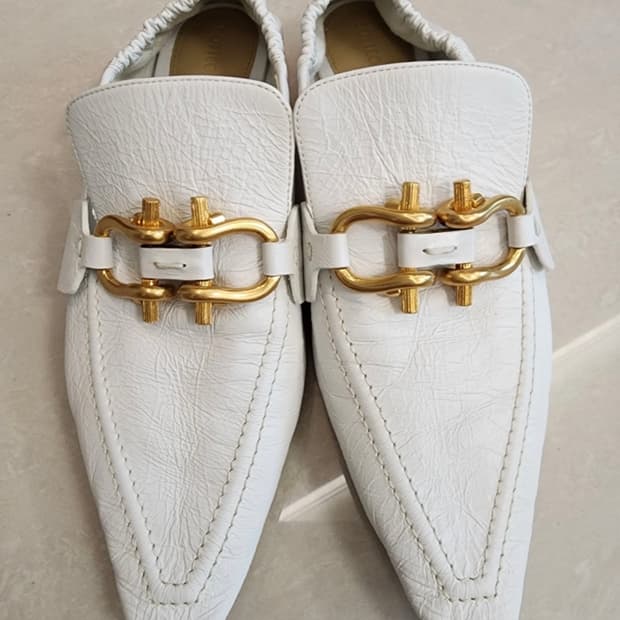 Bottega veneta 보테가베네타 램스킨 마담 플랫 여성 로퍼