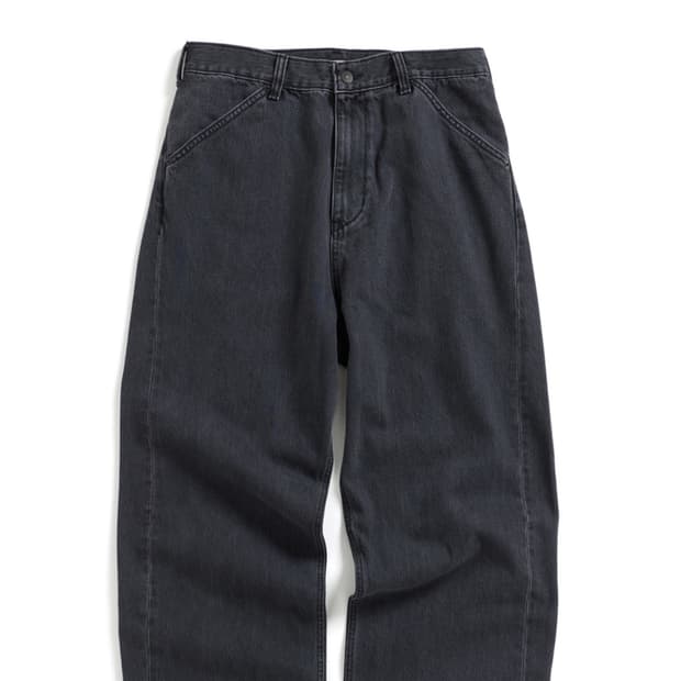 해칭룸 Curve Jeans Washed Black