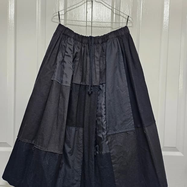 꼼데가르송 패치워크 스커트