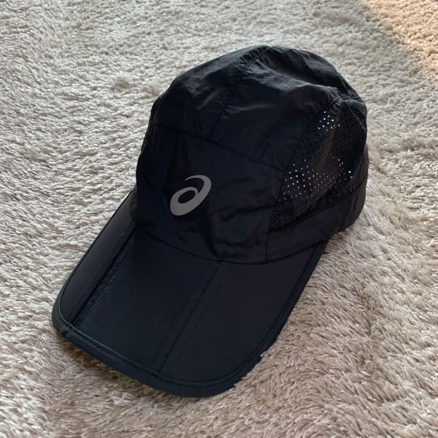 아식스 라이트웨이트캡 블랙 L/XL 