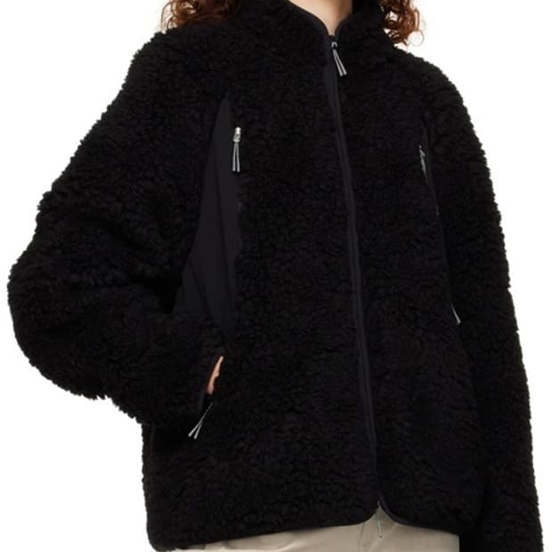 Roa 플리스 자켓 (우먼사이즈) 블랙