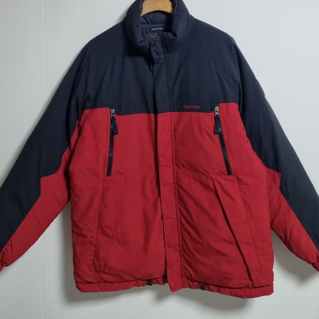 오버핏 M ) 노티카 리버시블 양면 덕다운 오리털패딩