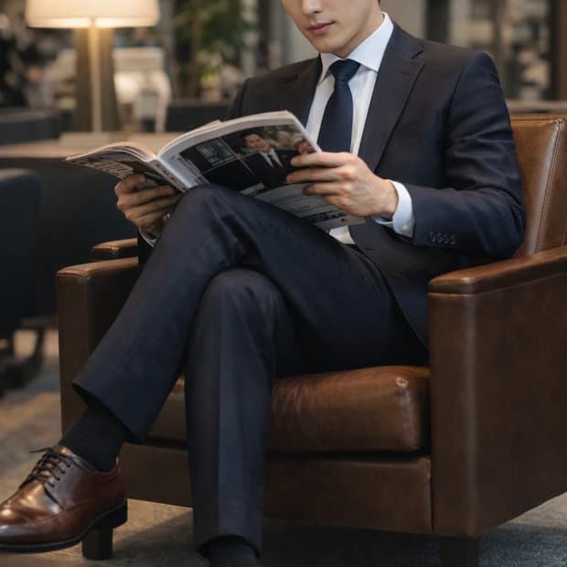 Renoma 레노마 남성 브라운 구두 260mm