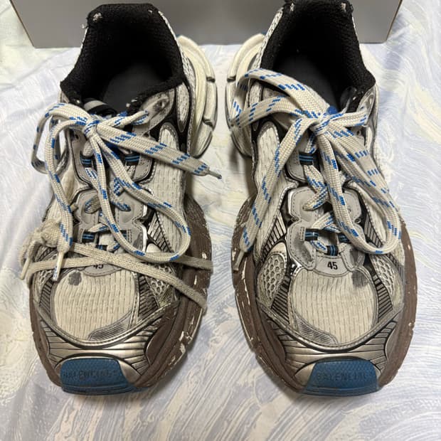 [45] 발렌시아가 3XL 스니커즈 원아웃 블루