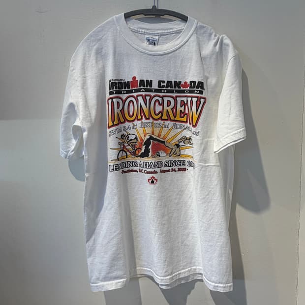 SUBARU Iron Crew Vintage T-shirts M