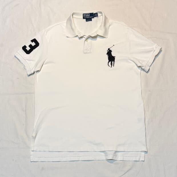 폴로 랄프로렌 빅포니 카라티 화이트