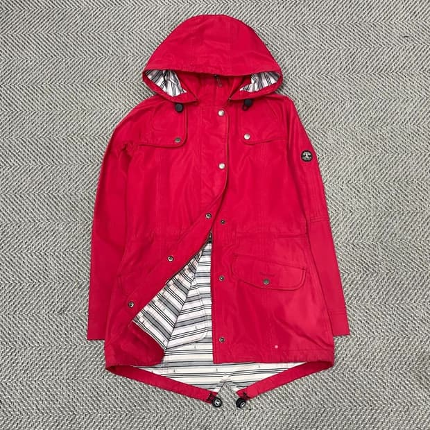 버버 후드 워크 자켓 v0457