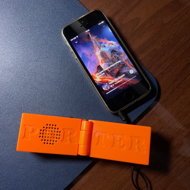 포터 포터블 모노 스피커