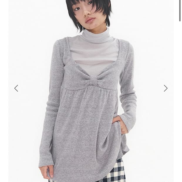 익스파이어드걸 밤비 소프트 탑 그레이