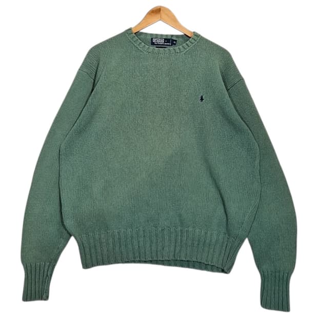 폴로 랄프로렌 빈티지 그린 니트