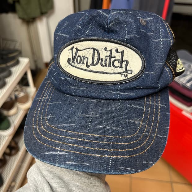 본더치 데님매쉬캡