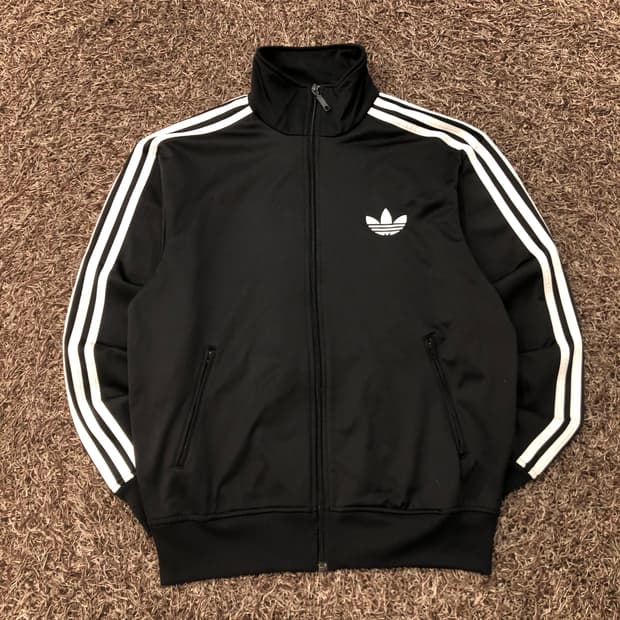 아디다스 파이어버드 블랙 져지 트랙 자켓