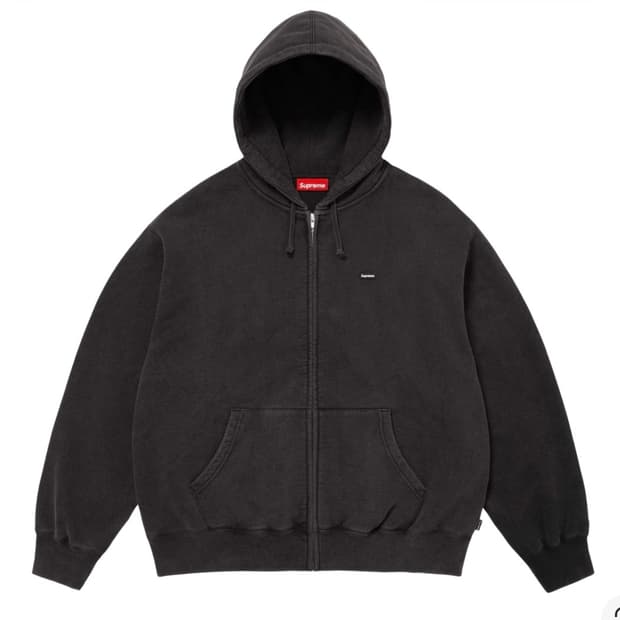 슈프림 후드집업 블랙 xxl