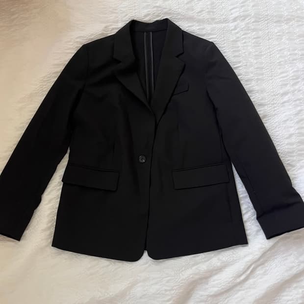 탑텐 블랙 블레이저 자켓