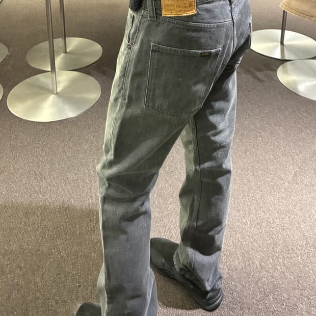 30)트로피클로딩 빈티지 여성 흑청 데님팬츠