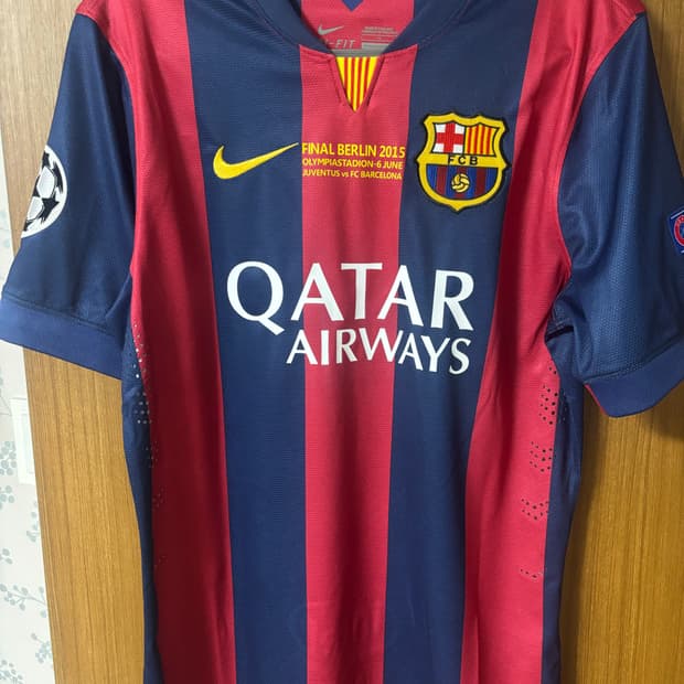 14-15 바르셀로나 챔결 유니폼 