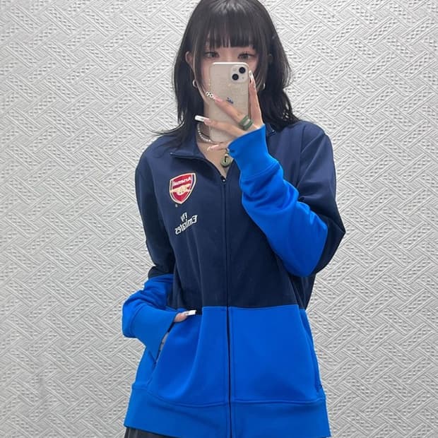 나이키 올드스쿨 레트로 아스날 유니폼 져지 집업 L C11135