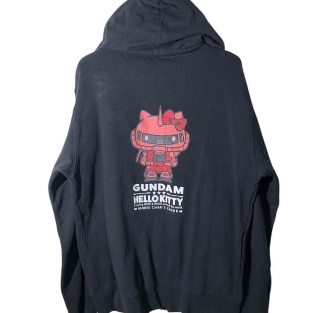zaku x hellokitty 후드 집업