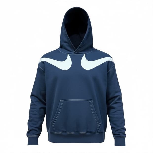 Nike W 더블 빅스우시 네이비 후드