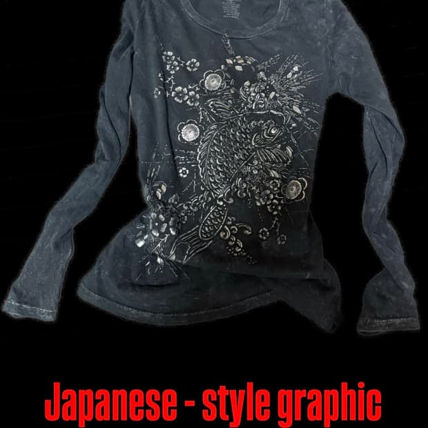 일본 빈티지 롱슬리브 디테일 GOAT