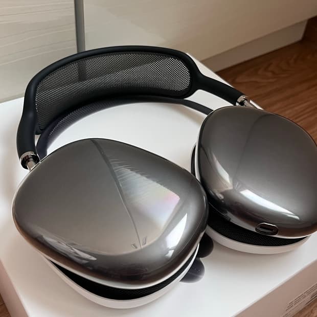 에어팟맥스 미드나이트 풀박스 S급(실착 3회)