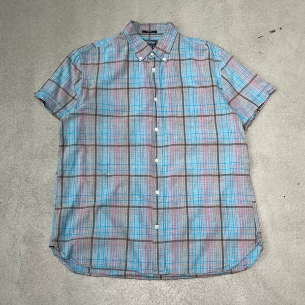 울리치 체크 하프셔츠 s10635