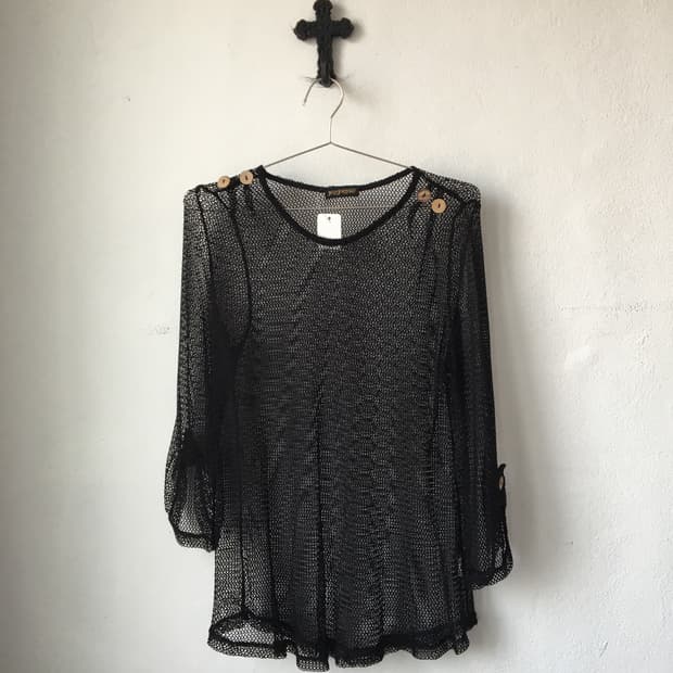 Button point mesh sleeve