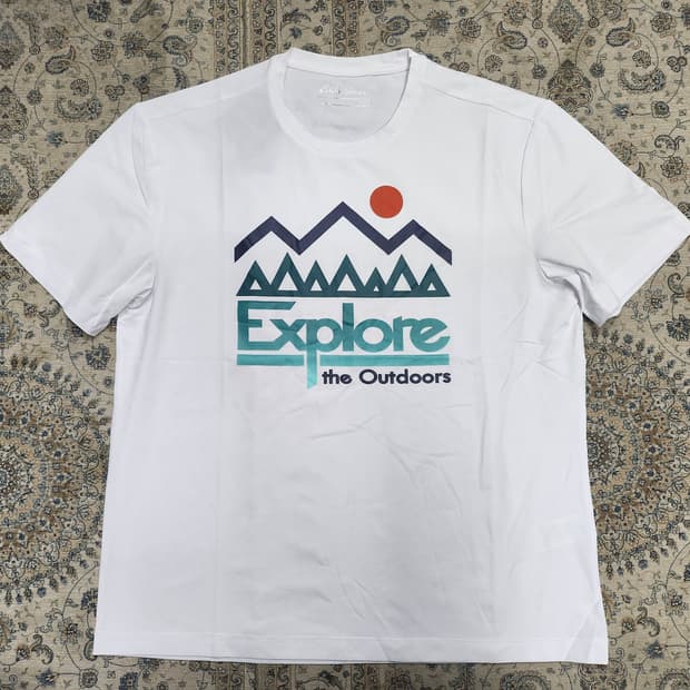 (새상품) 에디바우어 Explore 반팔티 XL