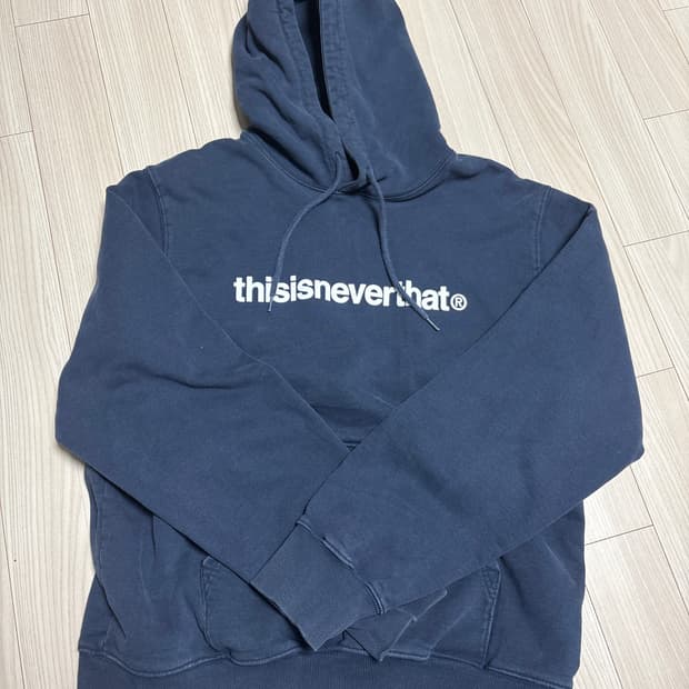 디스이즈네버댓 네이비 후디